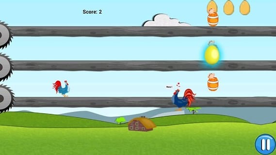 瘋狂的小雞快跑：瘋狂的遊戲截图3