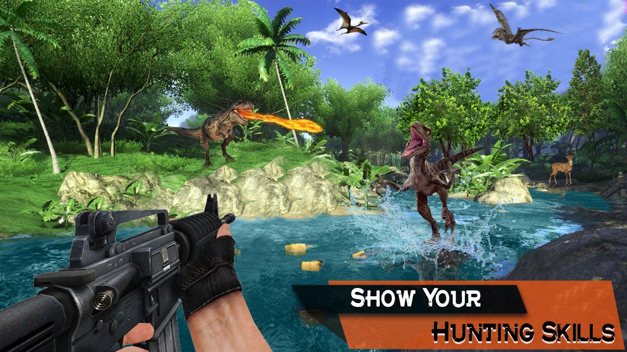 Dino Hunting Kill Safari Sniper Shoot截图4