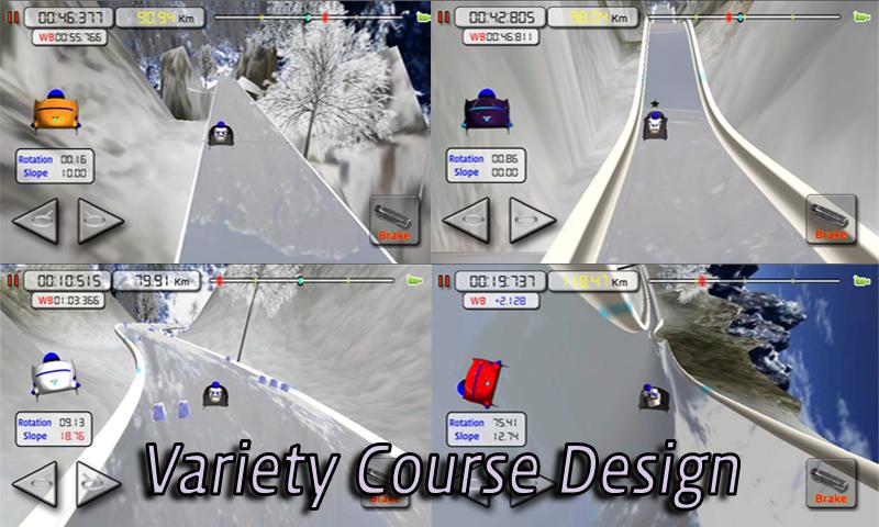 Bobsleigh eXtreme 3D Game截图2