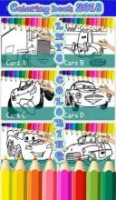 Coloring Cars Mcqueen games截图3