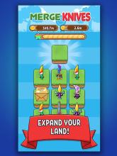 Merge Knife - Kawaii Idle Evolution Clicker Game截图1