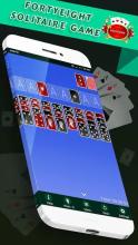 Forty & Eight Solitaire - Free Classic Card Game截图3