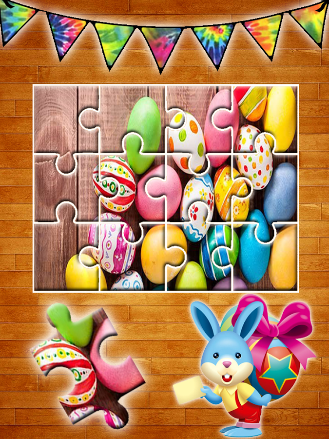 Easter Egg Jigsaw Puzzles * : Family Puzzles free截图2