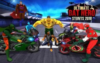 Ultimate Bat Hero Bike Stunts 2018截图5