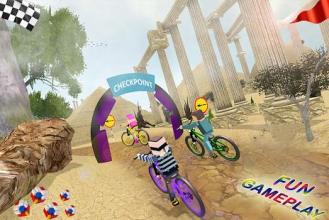 Blocky Kids BMX Cycle Racing Game截图1