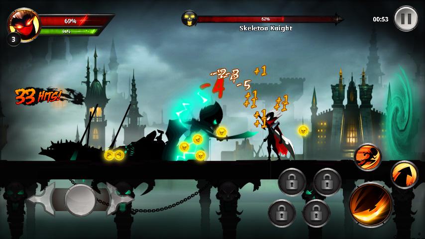 Stickman Warrior: League of Shadow Fighter - RPG截图2