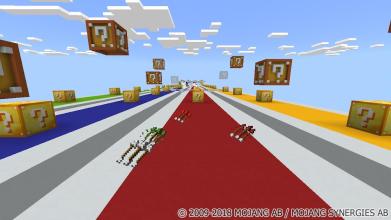 Lucky Blocks Race. MCPE Map截图2