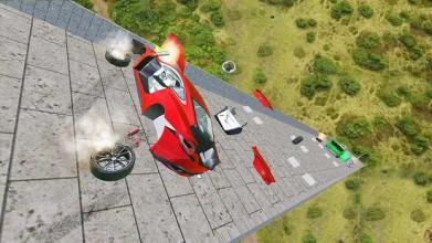 Beamng Drive Death Stair Car Crashes截图3