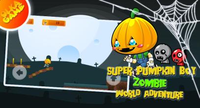 Super Pumpkin Boy Zombie World Adventure截图2