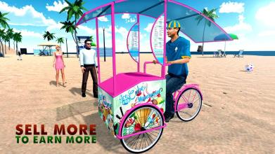 Ice Cream Beach Man 3D截图2