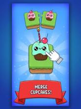 Merge Cupcake - Kawaii Idle Evolution Clicker Game截图1