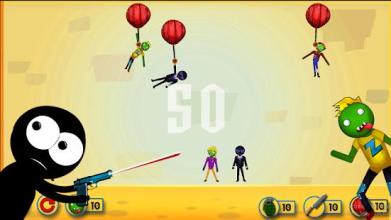 Stickman vs Zombies截图3