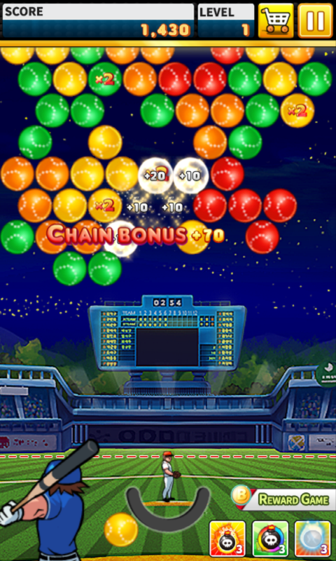 Bubble Shooter Baseball截图4