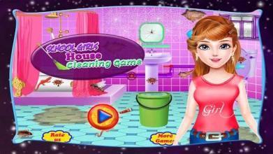 School Girls House Cleaning Games截图5