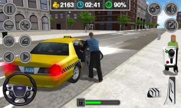 Taxi Driver Simulator 2019 - Hill Climb 3D截图1