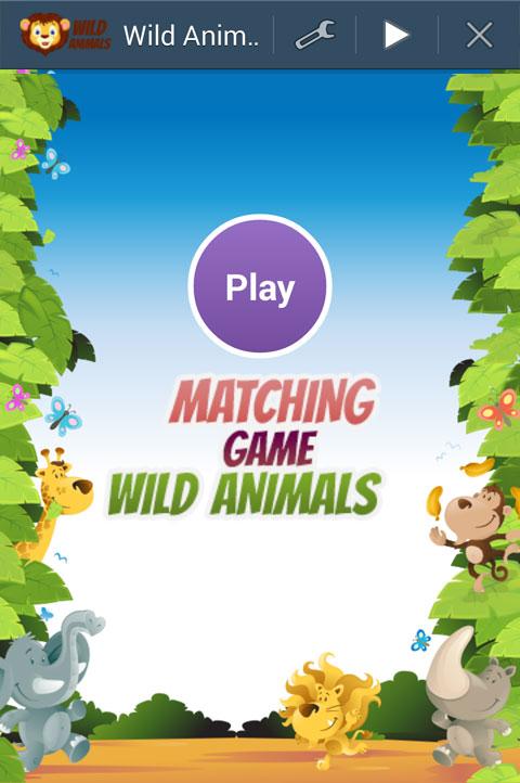 Matching Game Wild Animals截图2