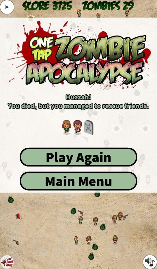 One Tap Zombie Apocalypse Free截图3