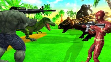 Superhero Dinosaur Hunting: Frontier Free Shooting截图2