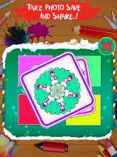Christmas Mandala Coloring Book截图3