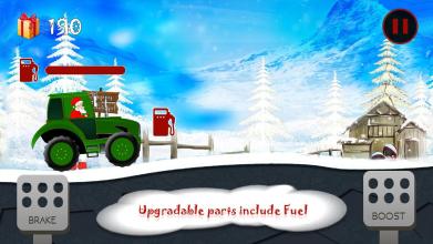 Christmas Santa Claus Hill Sleigh Snow Ride 3D截图4