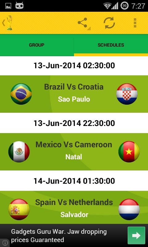 World Cup Soccer 2014 Brazil截图3