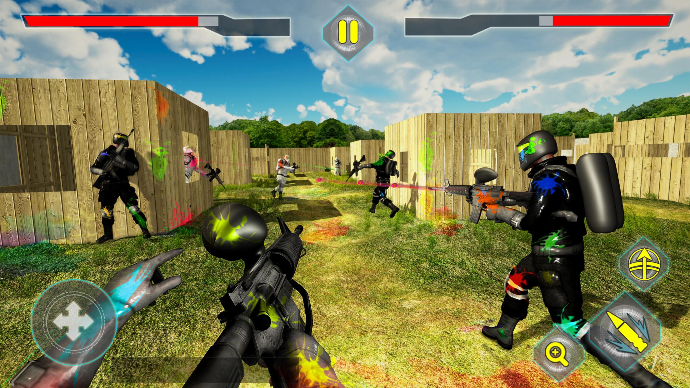 Paintball Shooting Arena: Real Battle Field Combat截图1