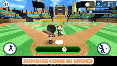 Baseball Strike 3D: Zombie Smasher - Undead Killer截图2