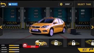 Pro Taxi Driving Sim 2018: Modern Cab Cruiser Game截图3