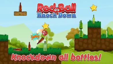 Red Ball and Bottle - Knock Down Bottle截图3