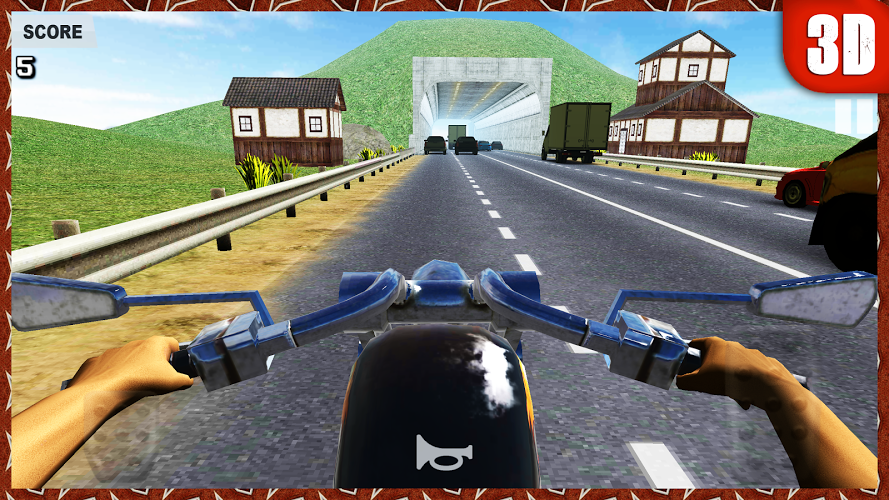 Racing In Moto bike 3D截图2