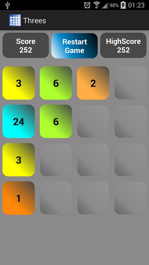 Threes Puzzle Game截图1