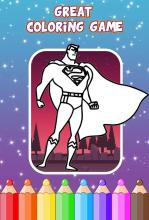 Superhero Coloring Game截图3