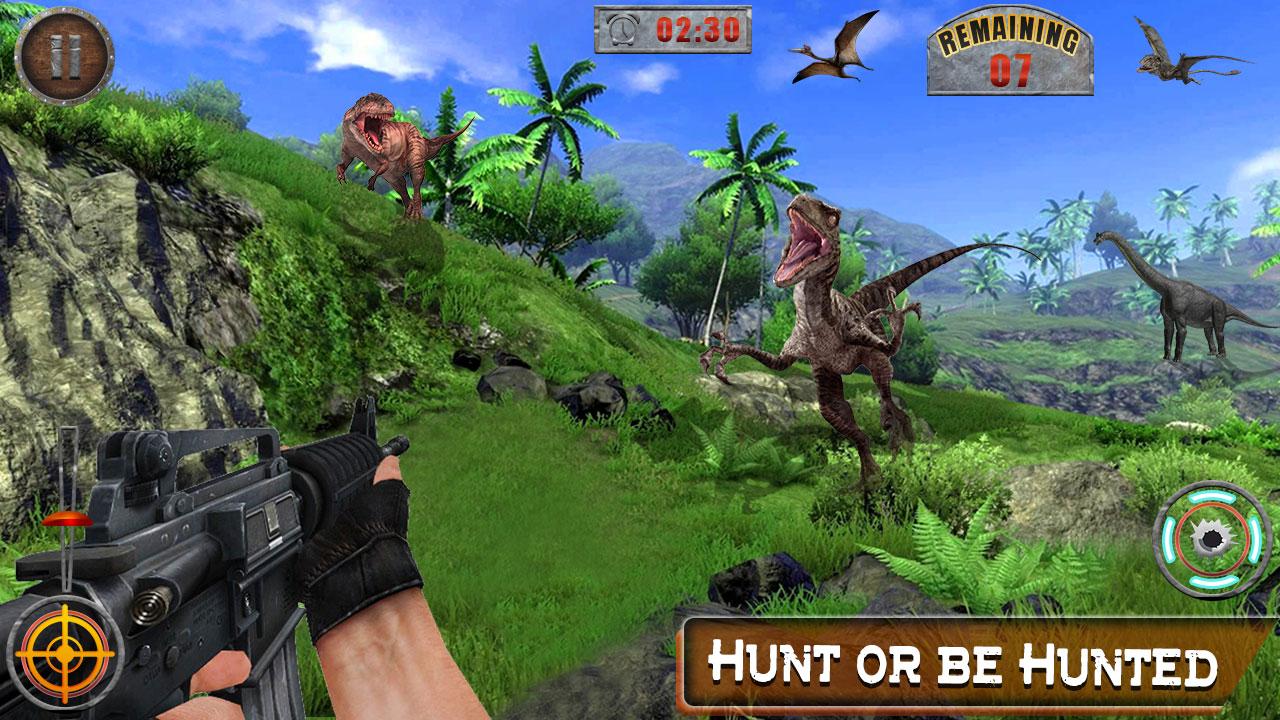 Dino Hunting Kill Safari Sniper Shoot截图2