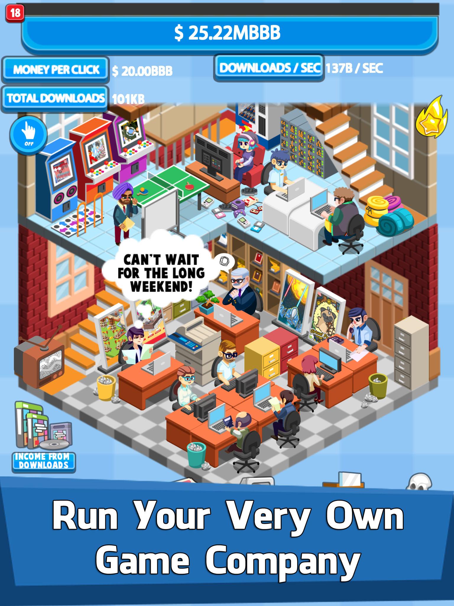 Video Game Tycoon -Clicker Inc截图1