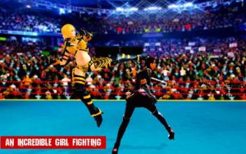 Girls Wrestling Adventure Super girl Fighting Game截图1