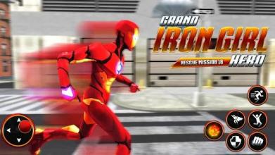 Grand Superhero Flying Iron Girl截图4