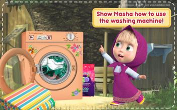 Masha and the Bear: House Cleaning Games for Girls截图1