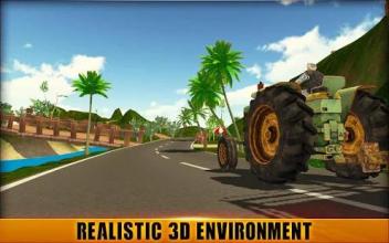 Tractor Driving Farm Sim : Tractor Trolley Game截图2