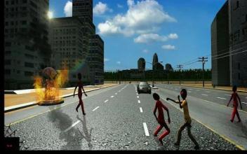 Stickman Crime City Battle : Online Shooter 3D截图4