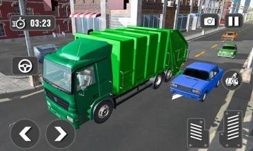 City Garbage Truck 2018: Road Cleaner Sweeper Game截图5