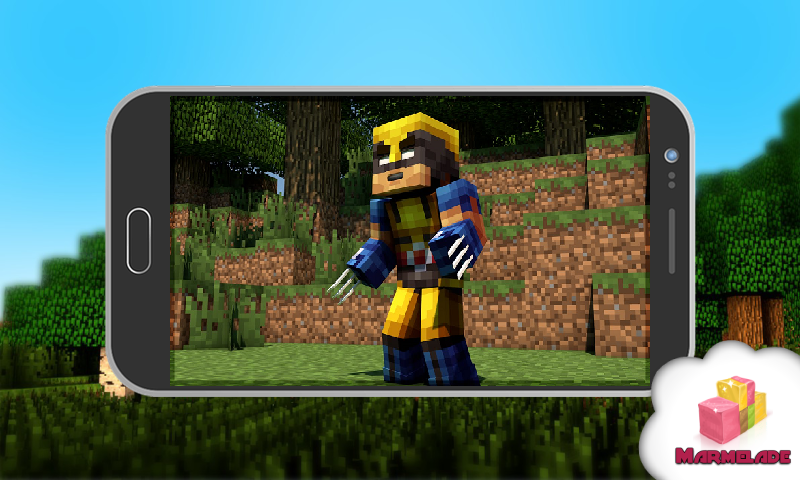 Mod Hero Wolverine for MCPE截图3