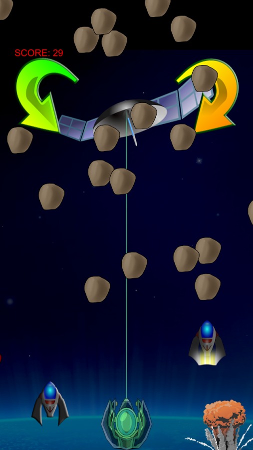 LASER SHIELD asteroids defense截图3