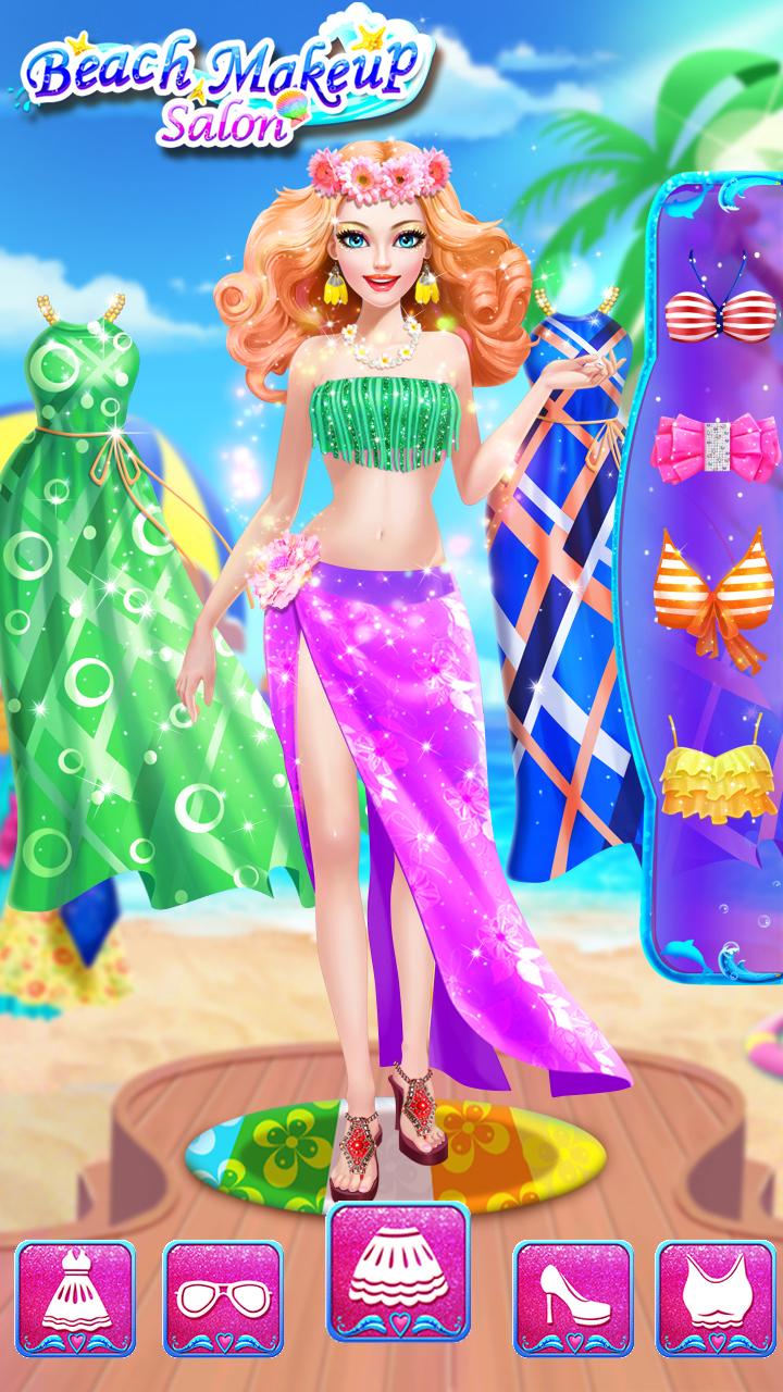 沙灘派對 – 化妝換裝遊戲截图5