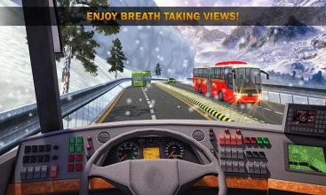 Uphill Bus Drive : Christmas Bus Simulator截图4