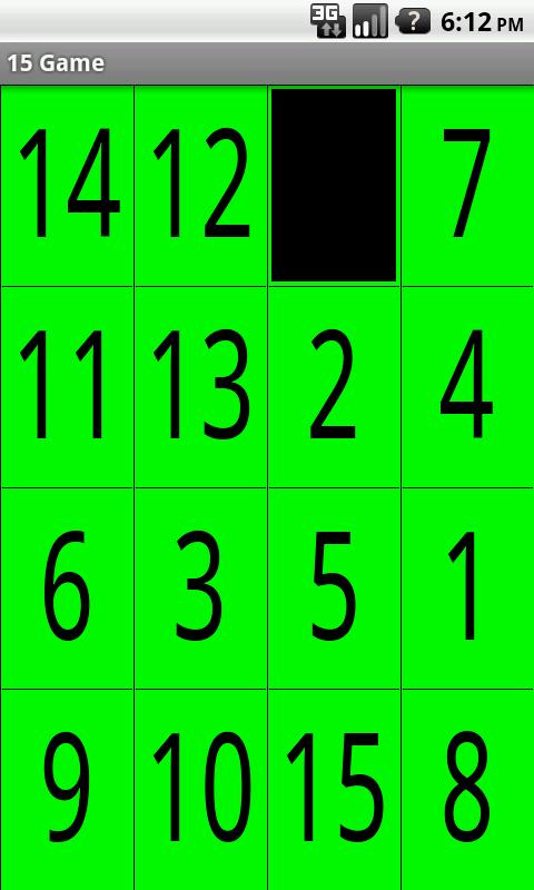 A 15 Puzzle Game截图1