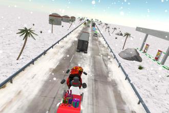 snow sled car crash截图5