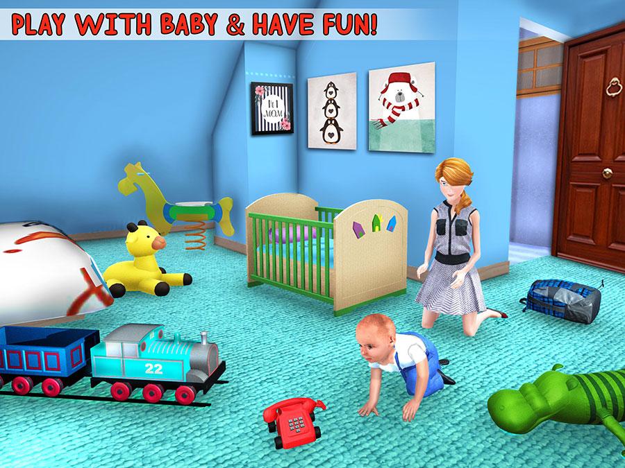 Virtual Family New Baby Single Mom Adventure截图2