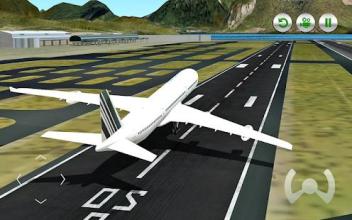 Airplane Simulator 3D : Real Aircraft Flight 2018截图3