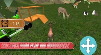 Animal rescue zoo transport truck 3d截图4