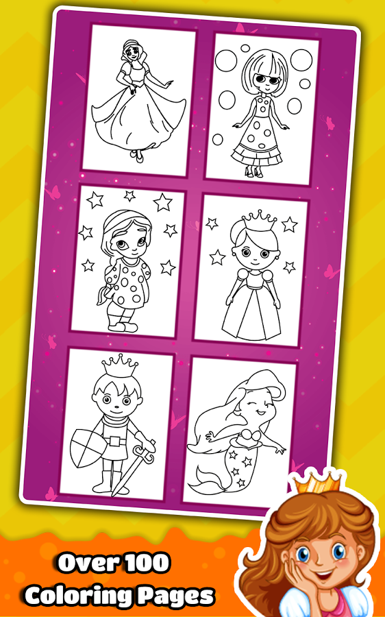 Princess Coloring Book for Kids & Girls *截图4